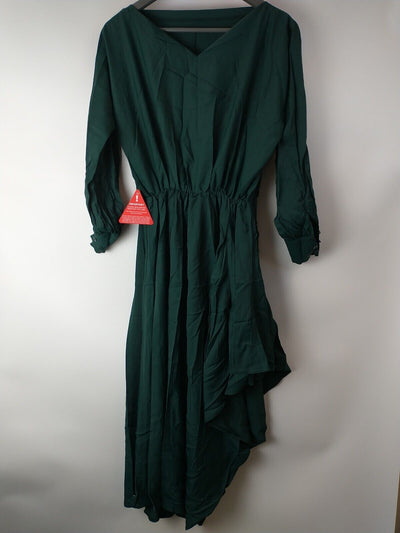 AX Paris Green High Low Midi Dress. Size UK 8 **** V141