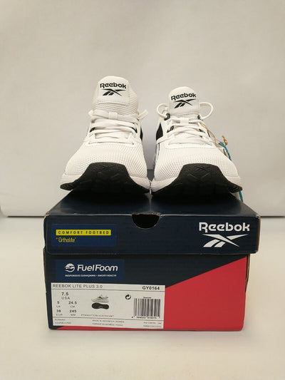 Reebok Lite Plus 3.0 Trainers. UK 5 White/Black  ****RefVS1