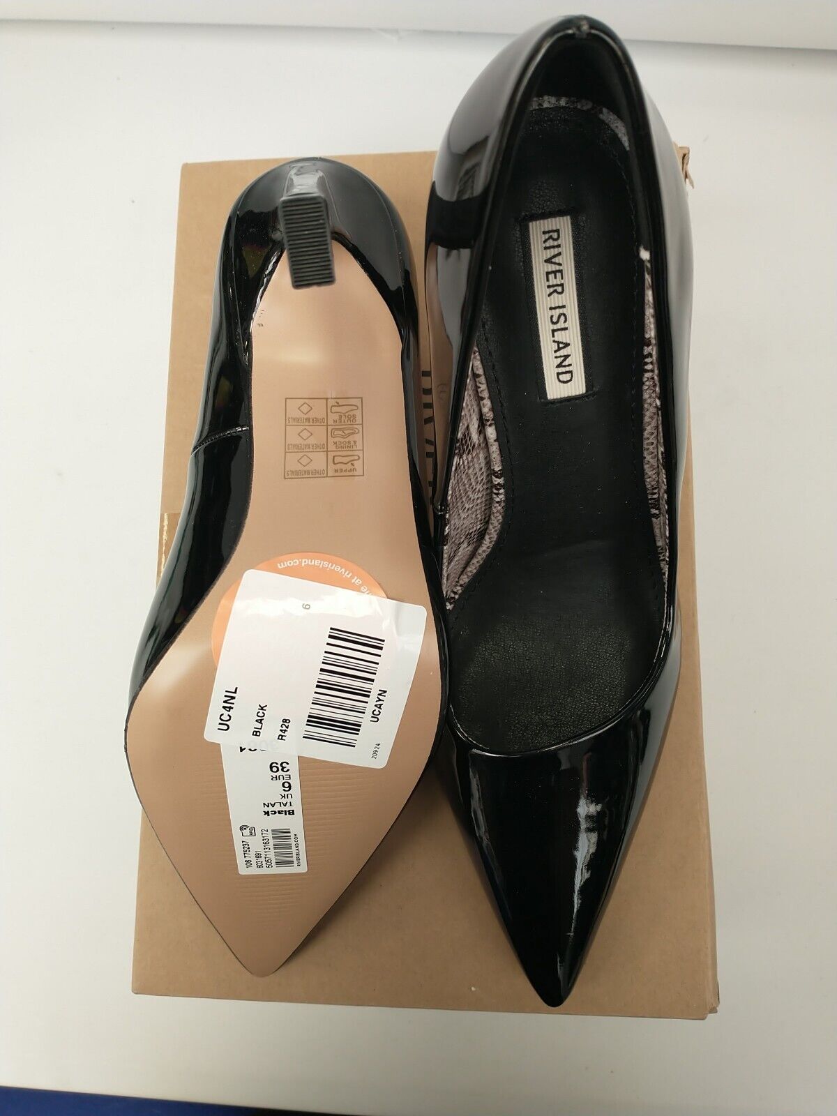 River Island Talan Women's Black Heels UK 6 ****VS1