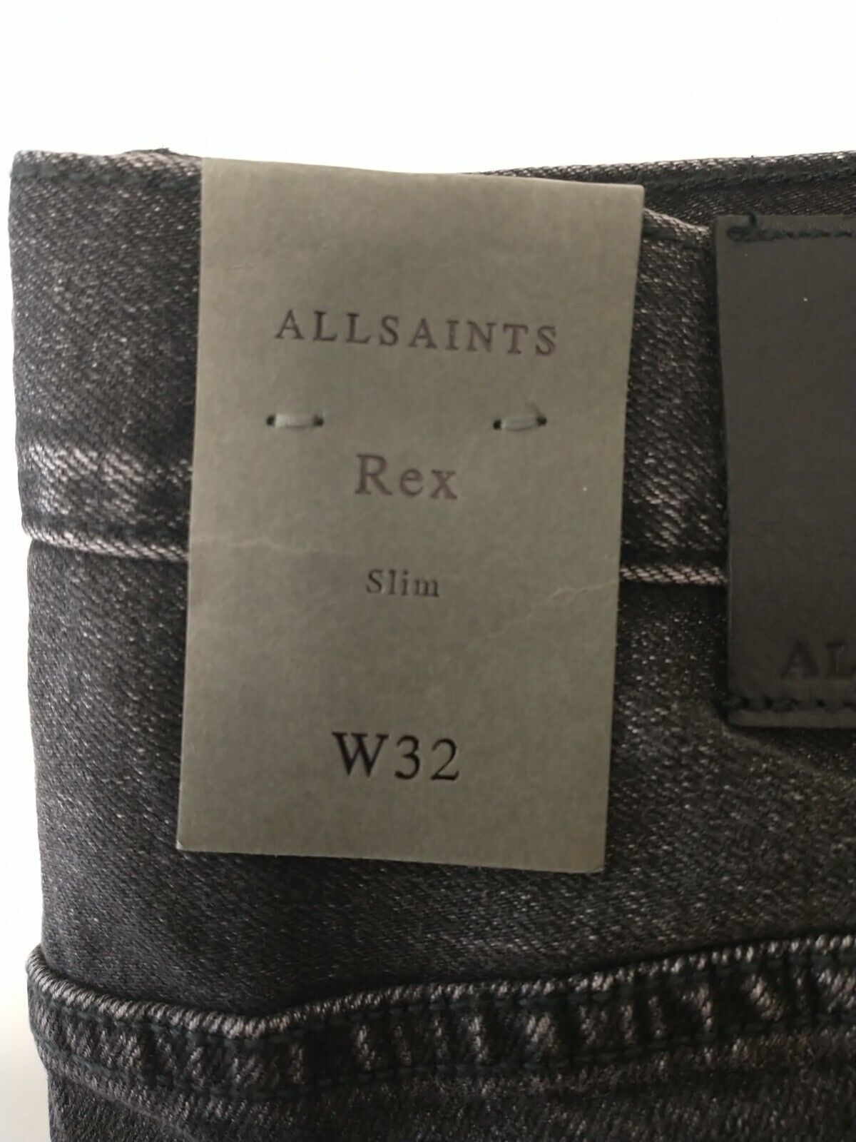 All Saint's Men's Rex Washed Black Jeans W32 **** Ref V30