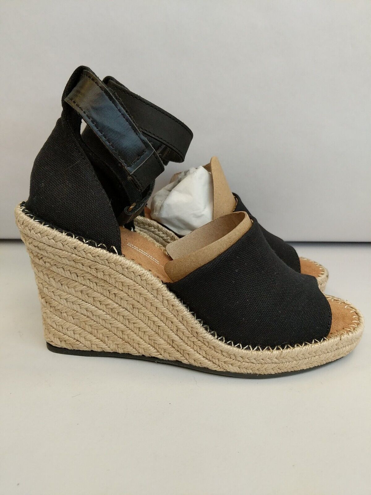 Toms Marisol Black Wedge. UK 5. **** VS2