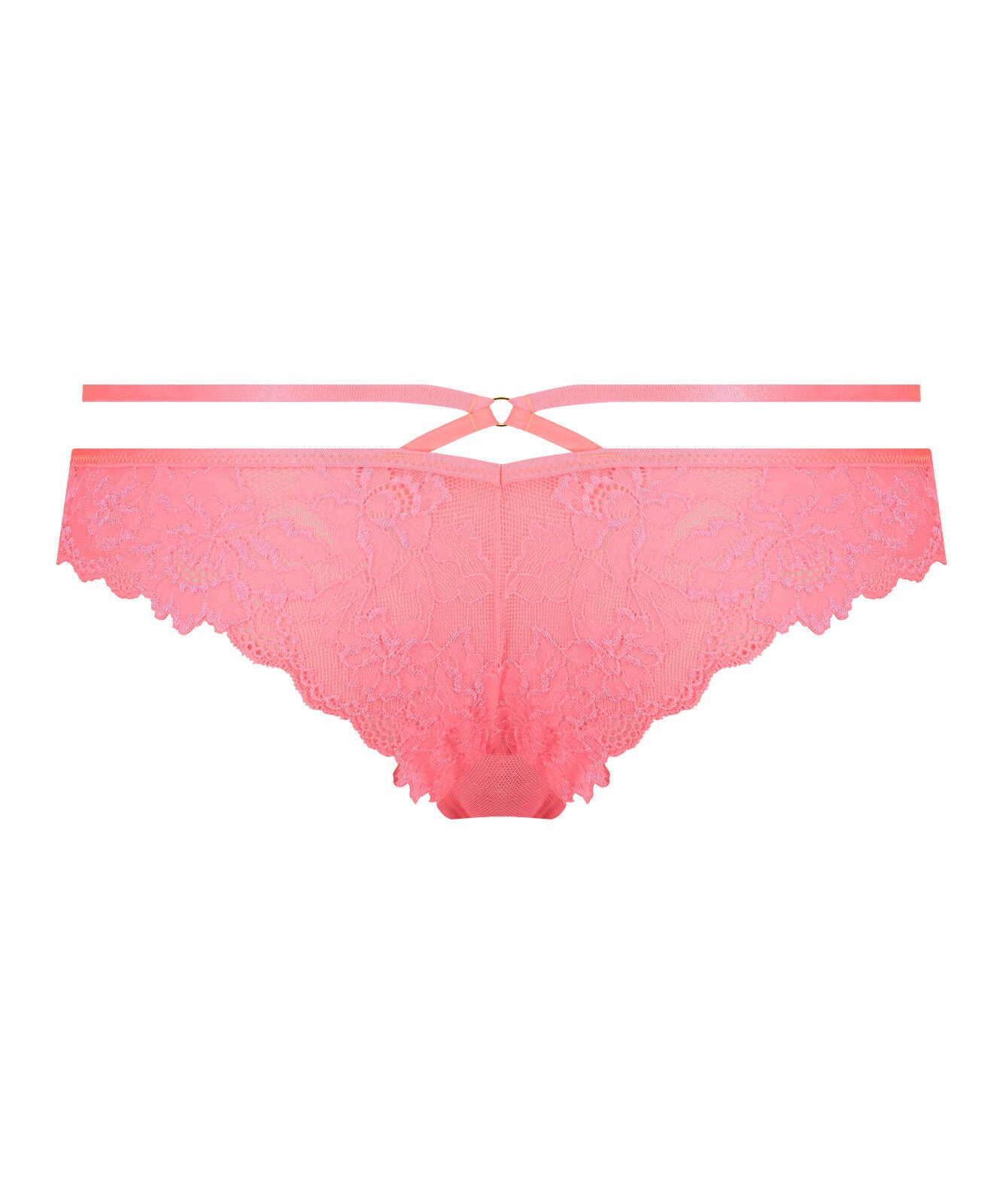 Hunkemoller Sosha Pink Brazilian Pants Size 6