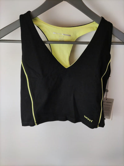 DKNY Sports Bra Black Size M. BNWT Ref****V29