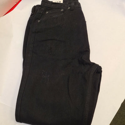 R & R The Rock N Rev Ladies Jeans Black Size 12 BNWT Ref E4