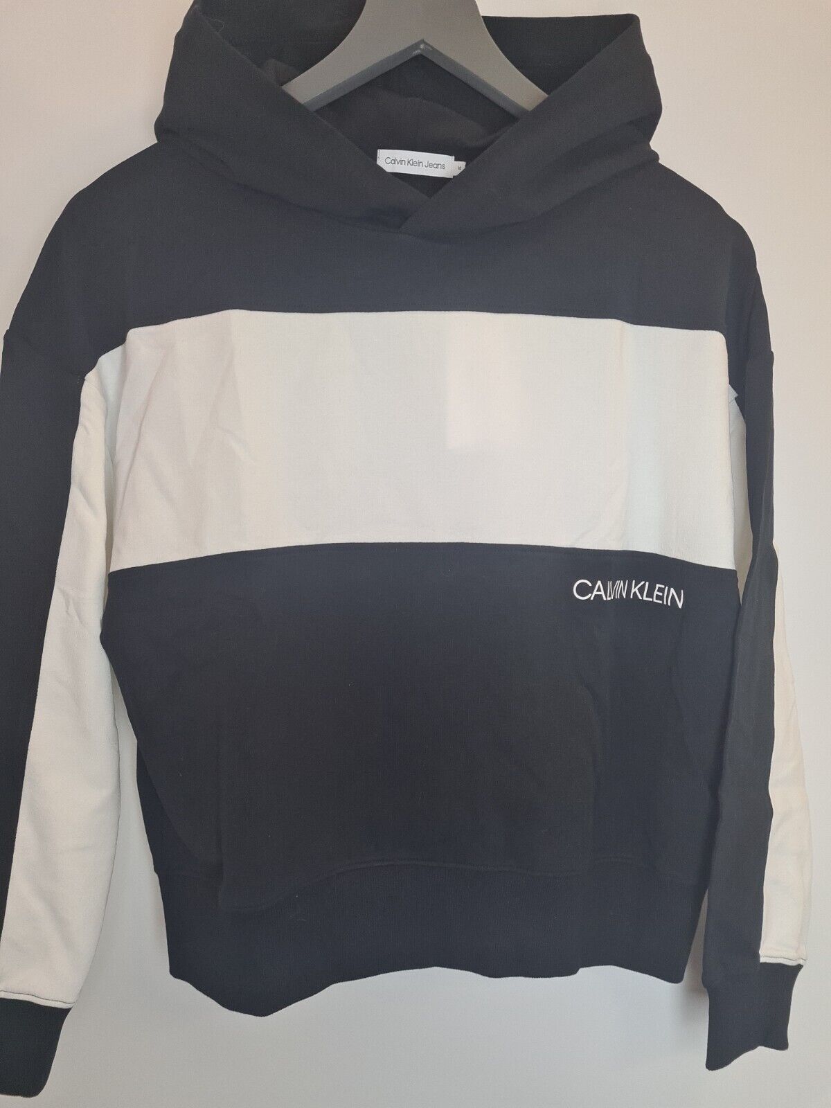 Calvin Klein Boys Relaxed Colour Block Hoodie Size 14 Years **** V199