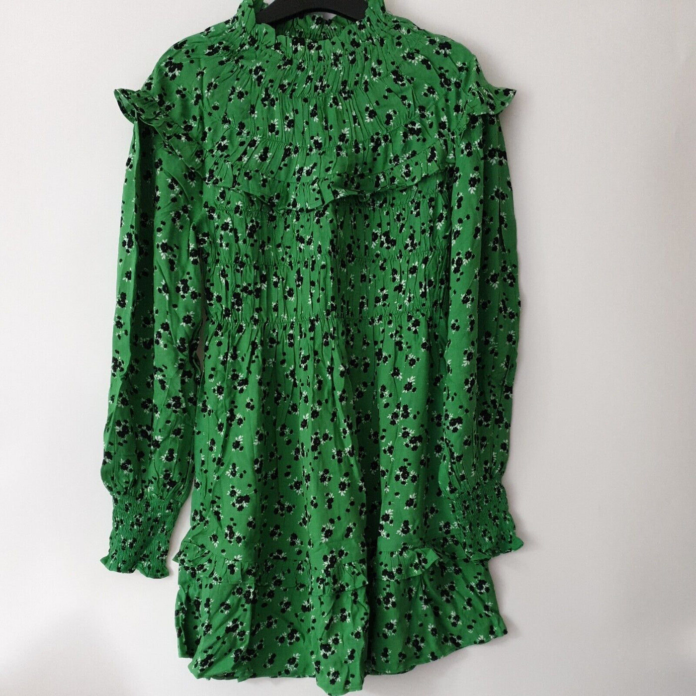 River Island Green Garden Party Dress Uk10****Ref V40