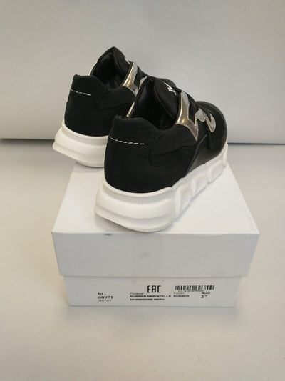 MSGM Trainers Kids UK 9. Black/White.  ****RefVS1