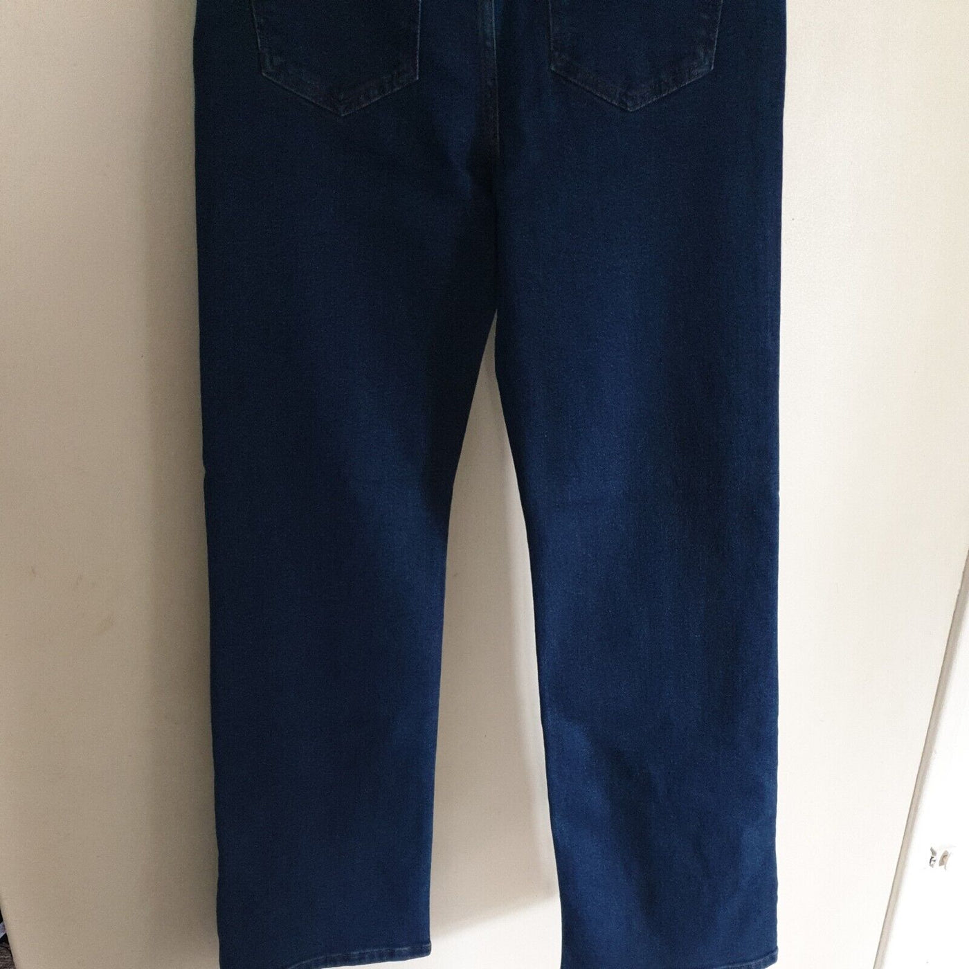 na-kd Straight Leg High Waisted Jeans Mid Blue Size 10 ****Ref V355