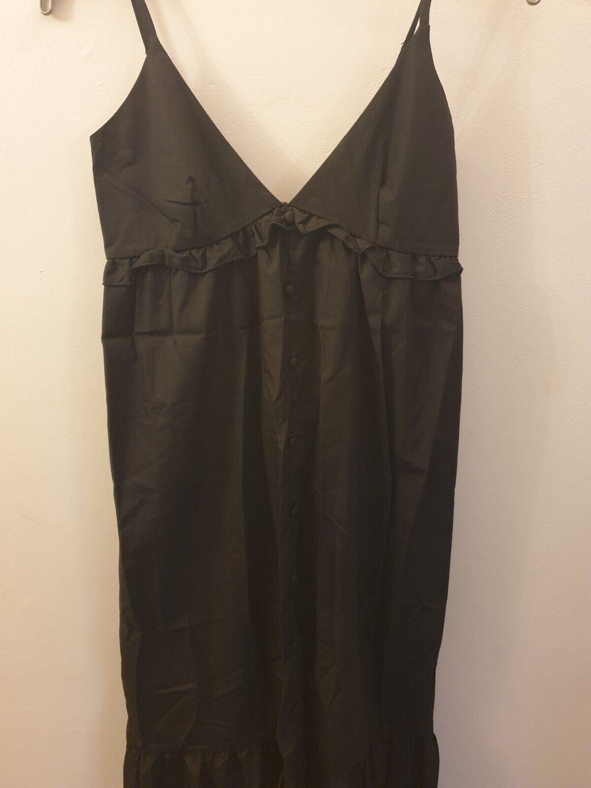 River Island Maxi Dress- Black. Uk6