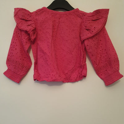 River Island Mini Pink Cottage Couture Top Girls Size 4-5yrs****Ref V212