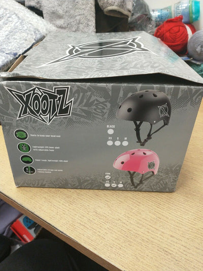 Xootz Skate Helmet. Pink Size Small.5+. New Just Damaged Box. Ref Y