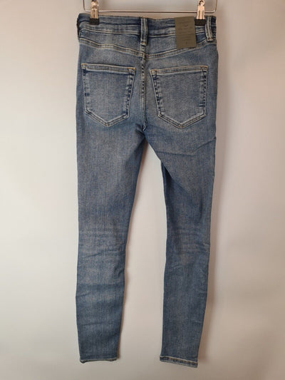 AllSaints Dax Size Me Blue Jeans Size Small **** V31