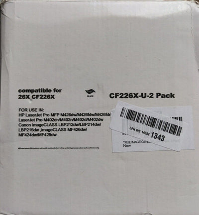 Compatible HP 26X Black High Capacity Toner Cartridge Twin Pack (CF226X). RefT2