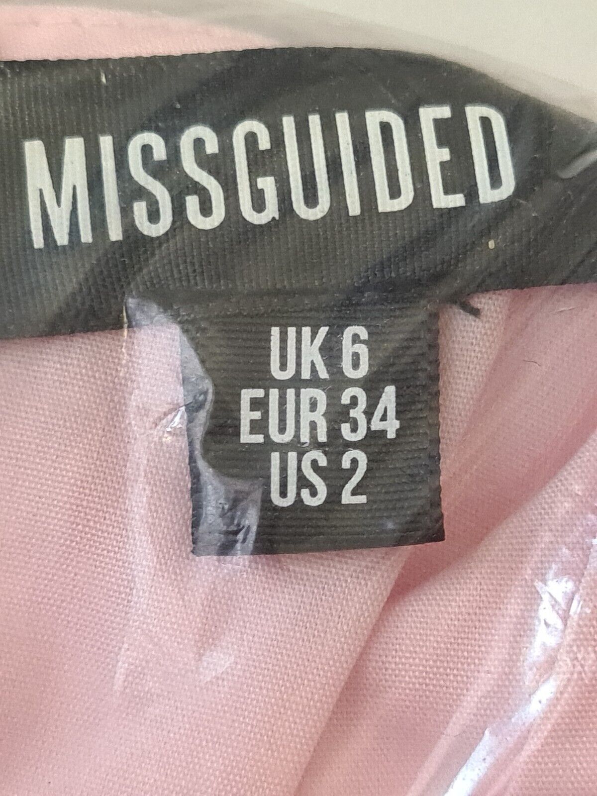 Missguided Frill Smock Pink Dress. UK Size 6 ****Ref V228
