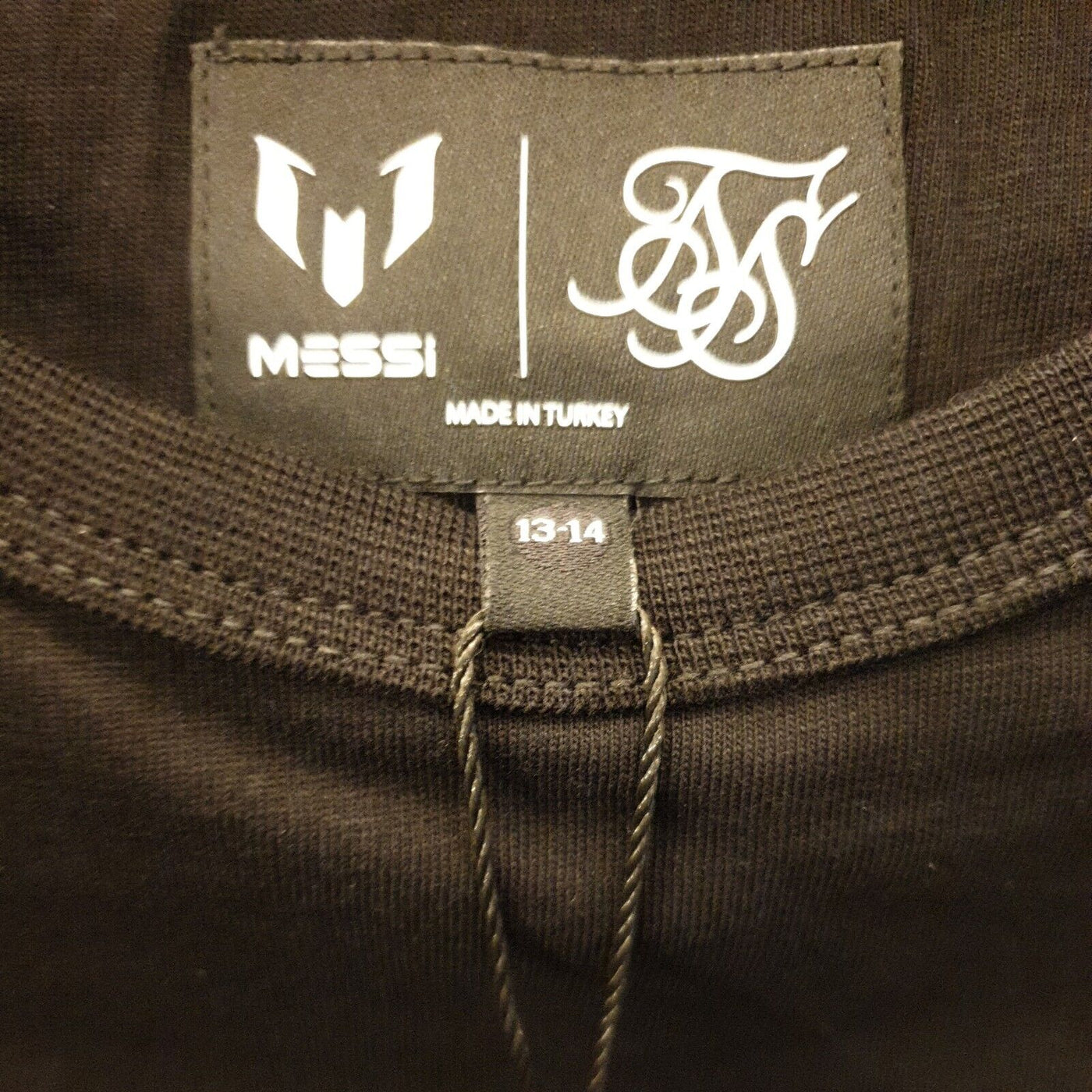 Messi Black Tshirt Size 13-14yrs****Ref V239