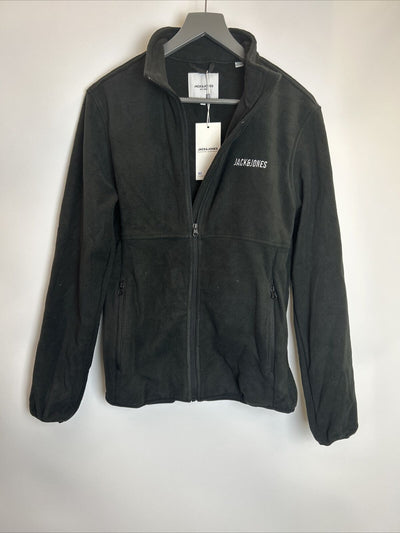 Jack&Jones Fleece Jacket - Black. UK Small **** Ref V63