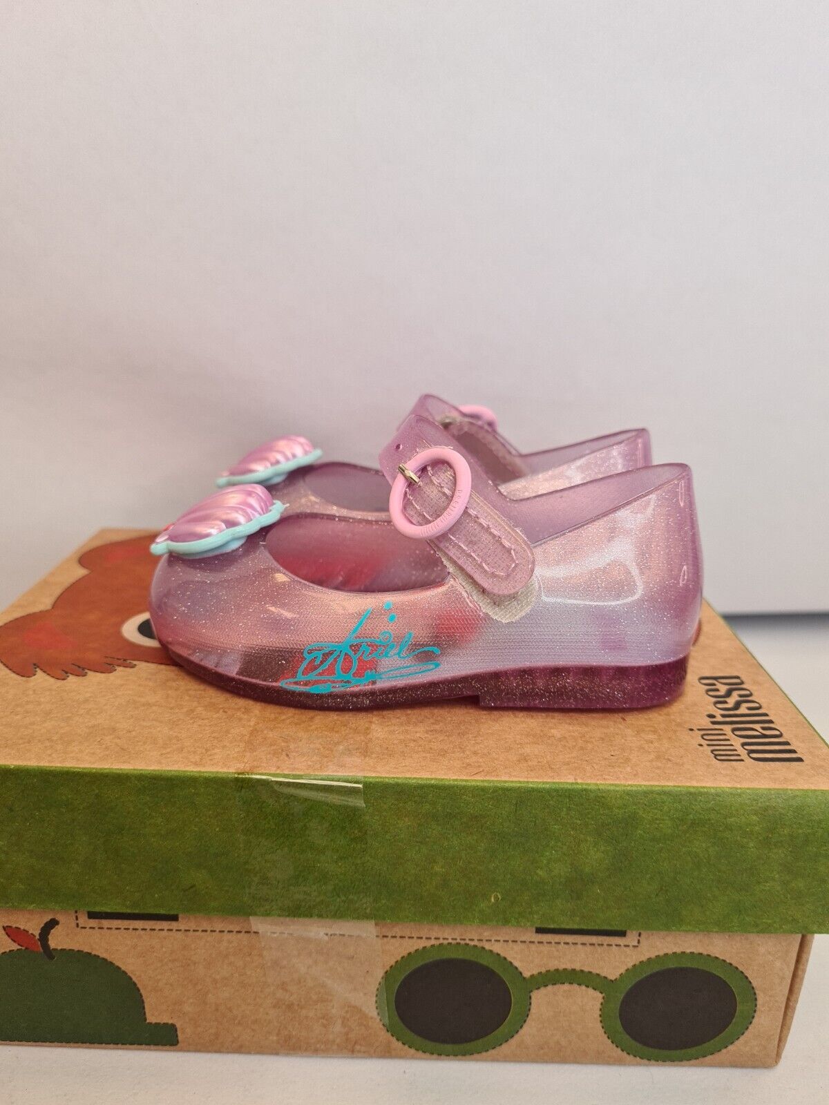 Mini Melissa Disney Ariel Sweet Love Toddler Shoes  Uk 4 **** VS2