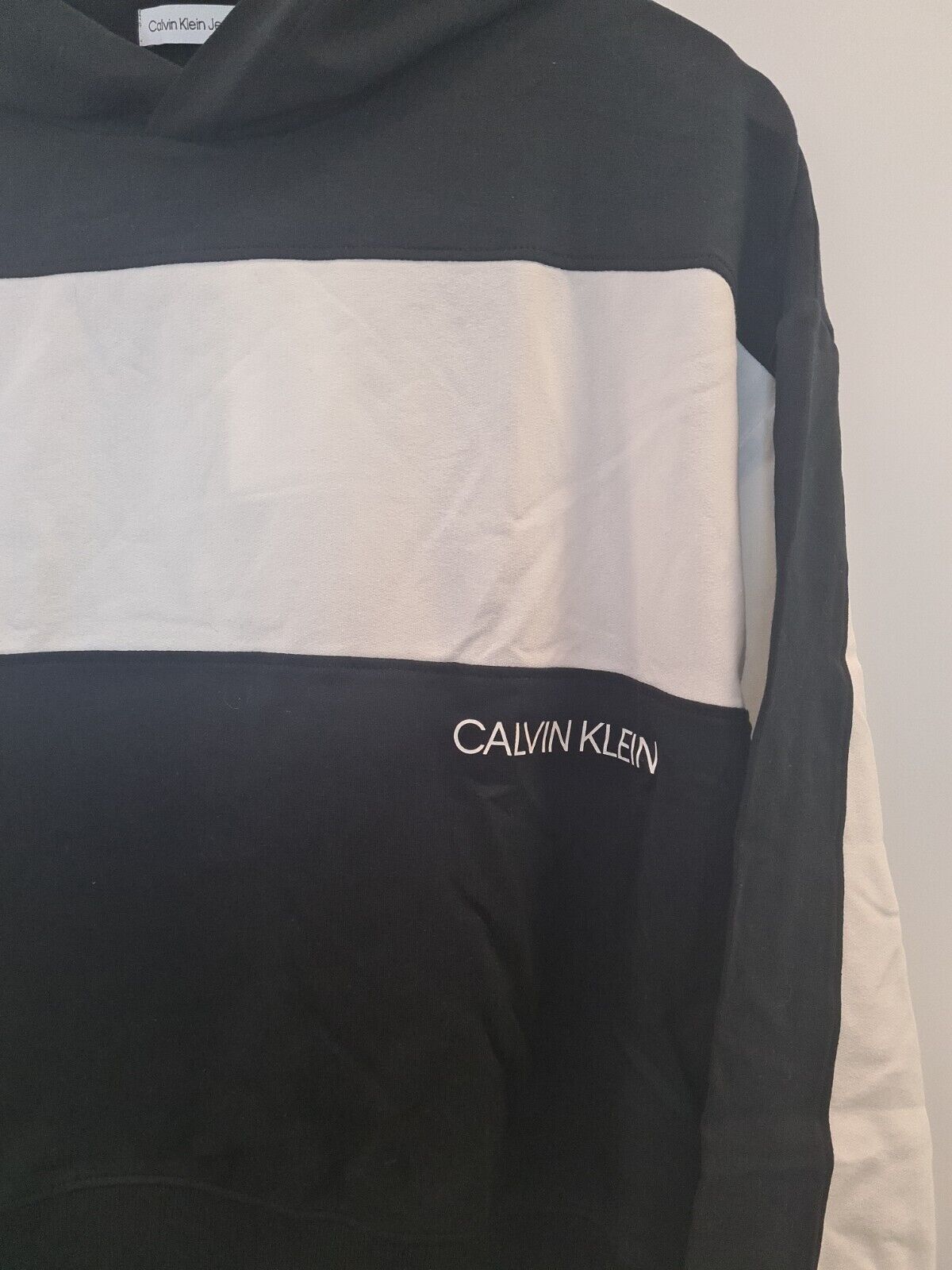 Calvin Klein Boys Relaxed Colour Block Hoodie Size 16 Years **** V143