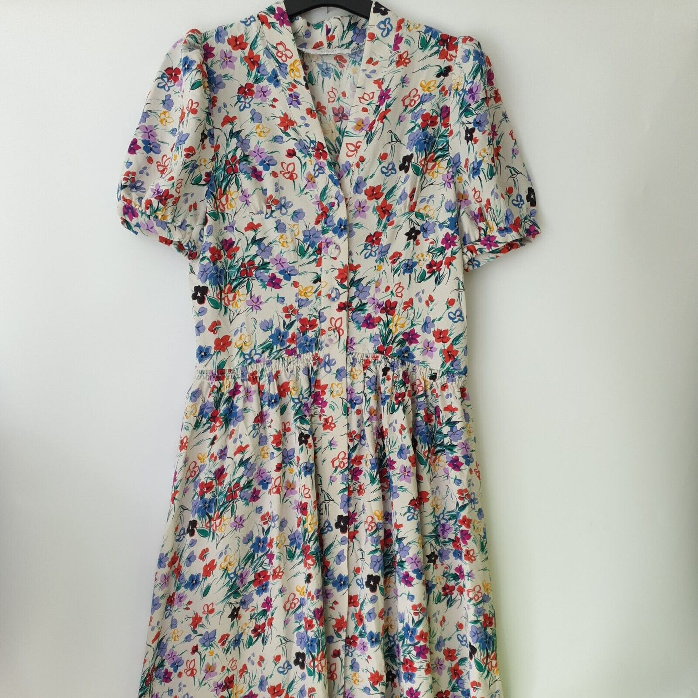 Michelle Keegan Soft Button Floral Maxi Dress Uk10 ****Ref V245