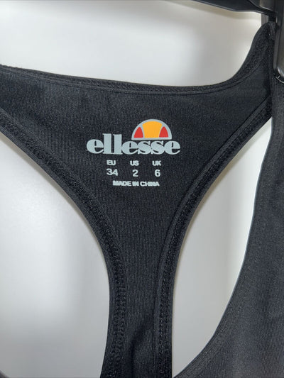 Ellesse Womens Gym Vest - Black. UK 6 **** Ref V58