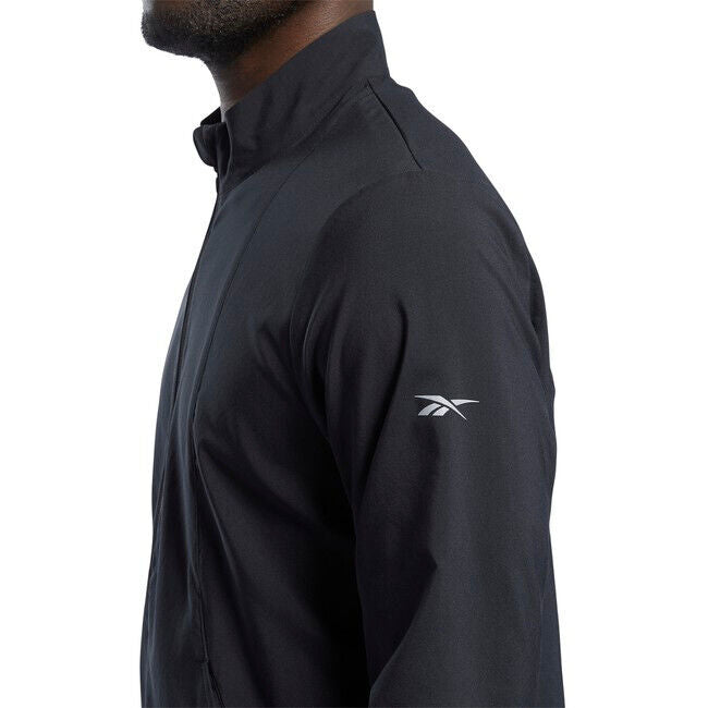 Reebok Men Running Woven Jacket (GT5735). Black. UK 2XL. ****V187