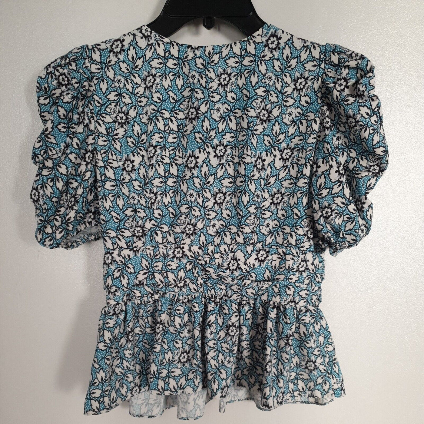 River Island Petite Blue Garden Party Top Uk12****Ref V185