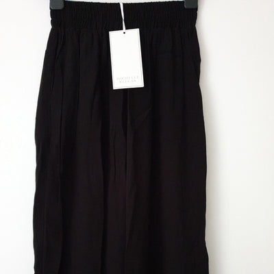 Michelle Keegan Black Elasticated Waist Trousers Black Size 8****Ref V40