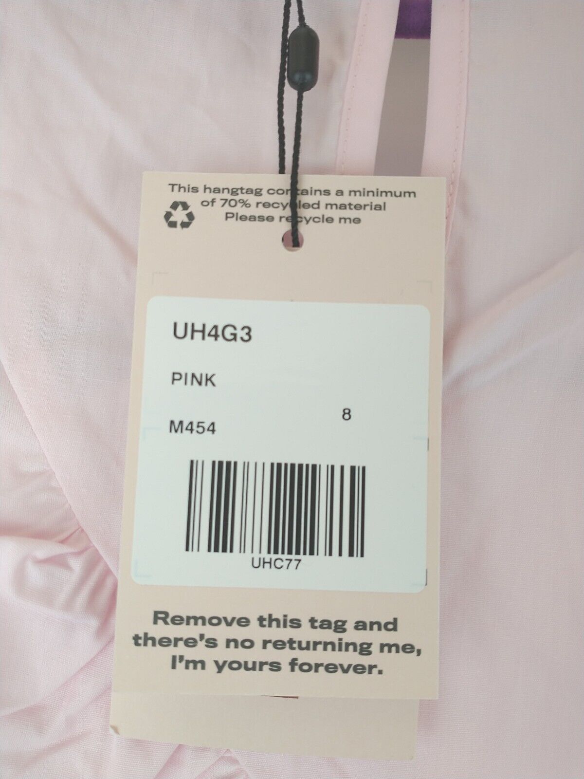 Missguided Frill Smock Pink Dress. UK Size 8 ****Ref V320