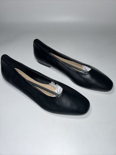 LTS Almond Toe Ballerina Shoes - Black. Size UK 7 **** VS3