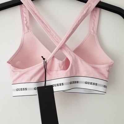 Guess Triangle Padded Sports Bra Pink Size XS****Ref V39