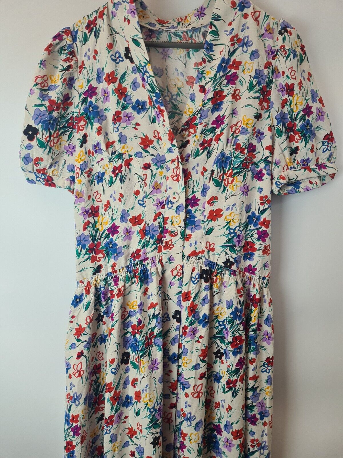 Michelle Keegan Button Up Floral Printed Maxi Dress UK 8 **** V260