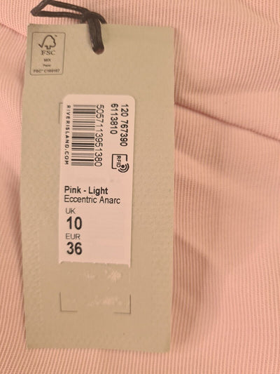 River Island Pink Trousers. UK 10 **** Ref V35