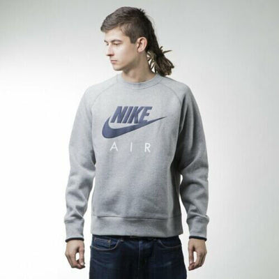 Nike Air Men's AW77 Crew Neck Grey Jumper Size Small **** SW2