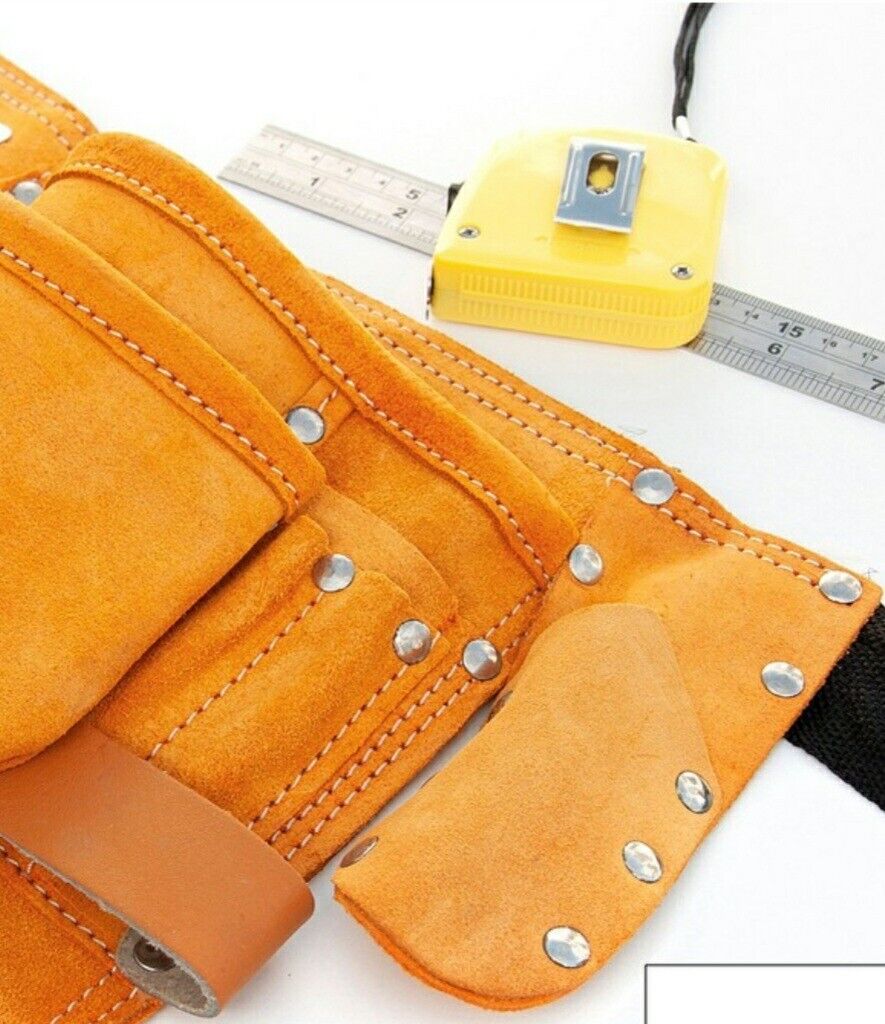 Leather 11 Pocket Tool Belt One Colour One Size****Ref V540