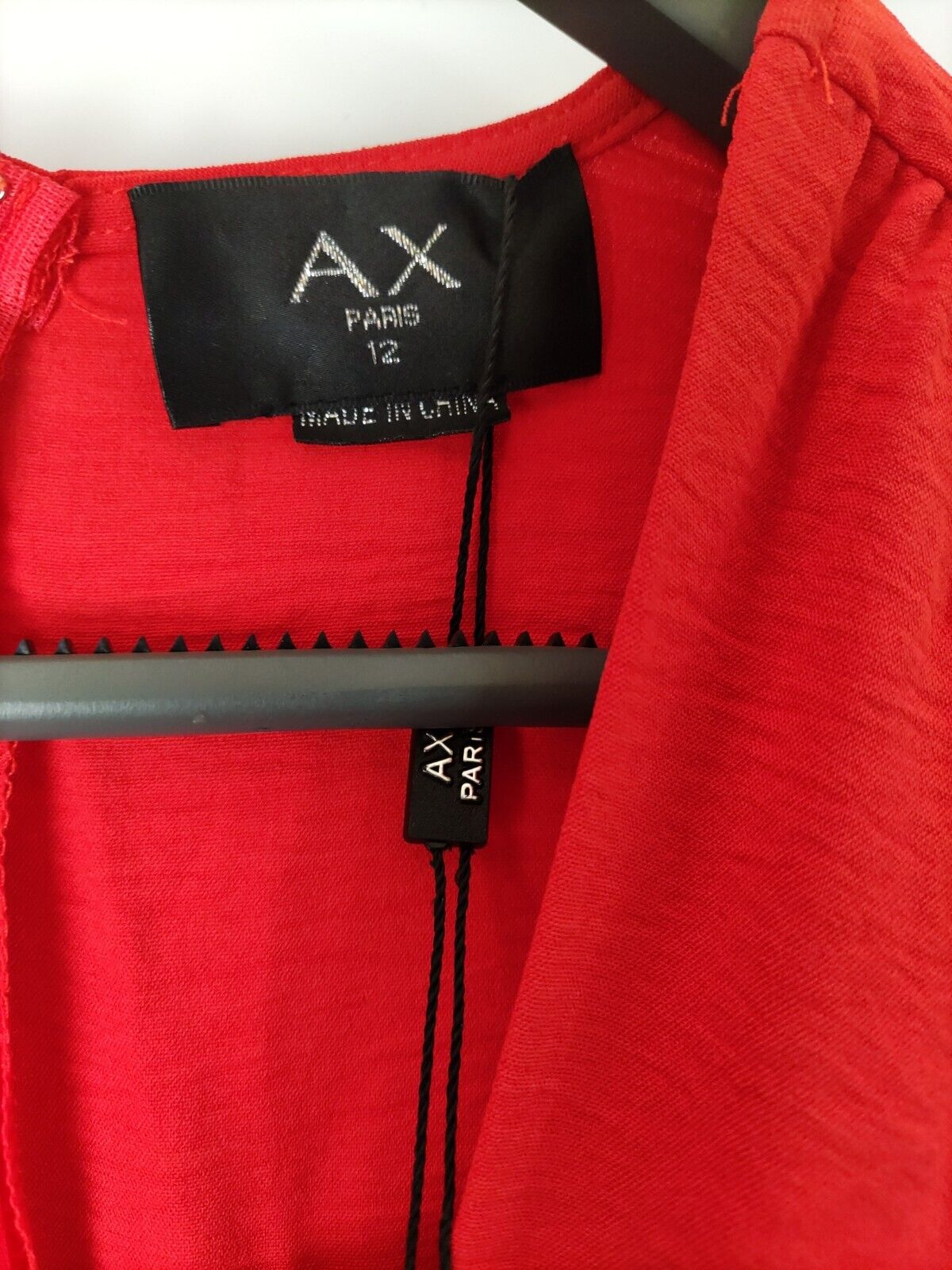 AX Paris Blood Orange Jumpsuit. UK 12 ****Ref V31
