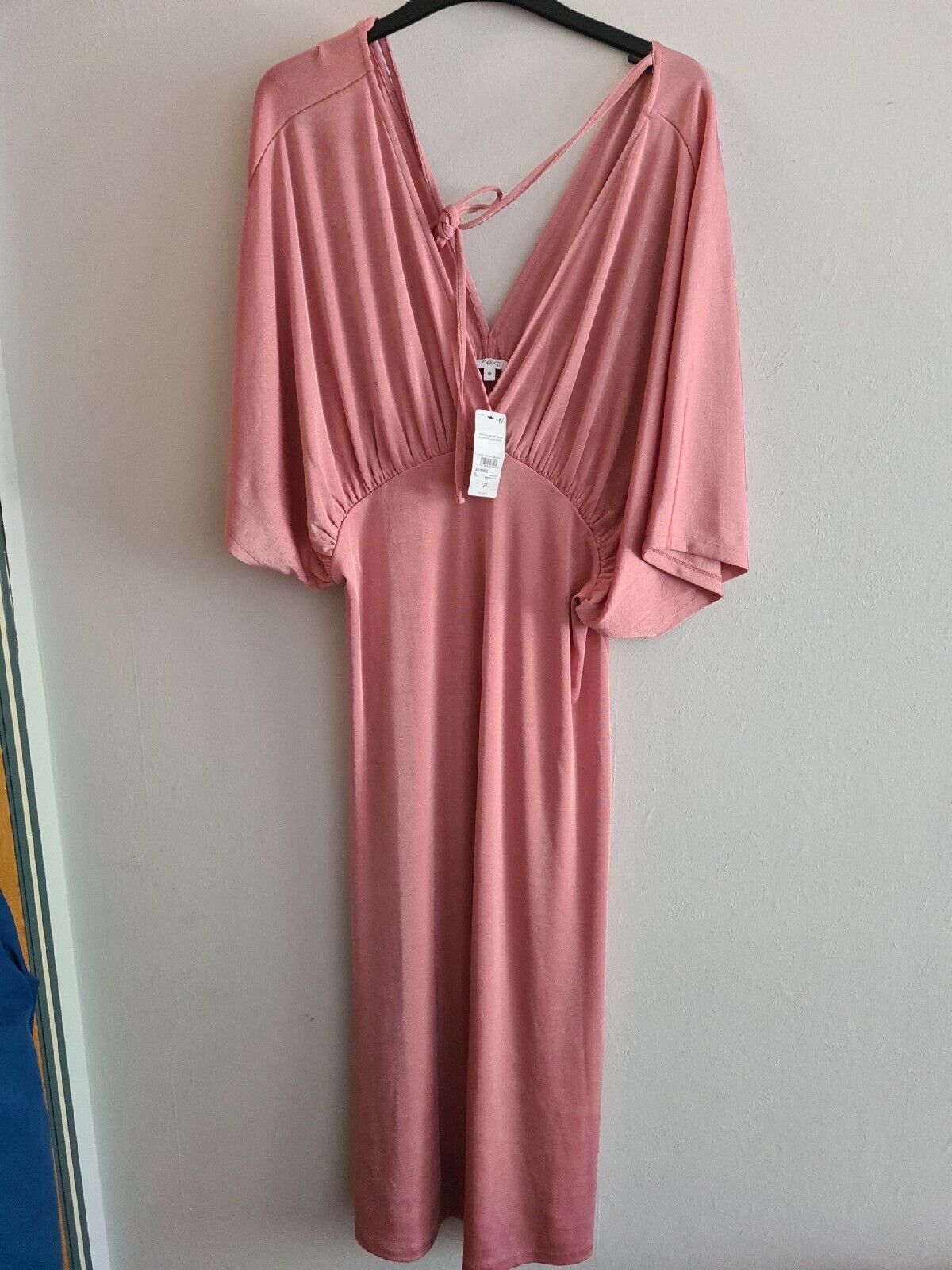 Next Pink Maxi Dress Size 16 BNWT Ref****V500