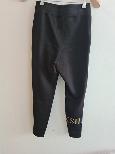 Siksilk Dynamic Track Pants Black & Gold Size S BNWT Ref****V509