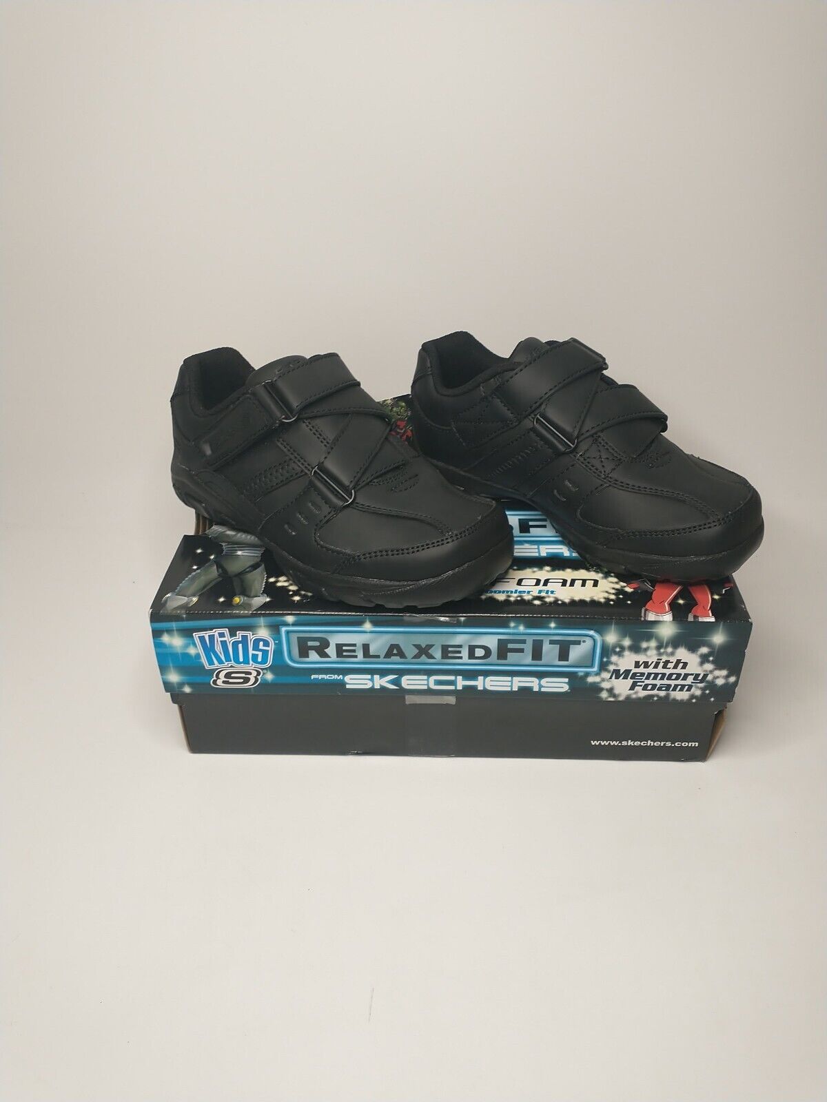 Sketchers Lightweight Kids Grambler Strap Shoes-Black. UK Kids 10.5 **** Ref VS2