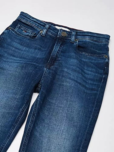 Tommy Hilfiger Girls HR Tapered Blue Jeans Size 12 Years *** SW6