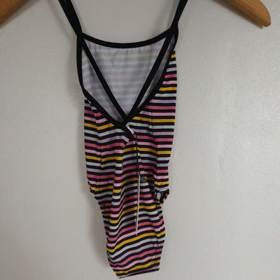 Sonia Rykiel Martinique Accessory Stripe Swimsuit Girls Size 4yrs****Ref V344