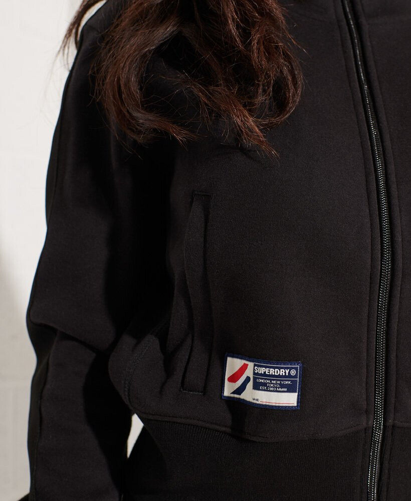 Superdry Women's Code Track Jacket. Darkest Charcoal. UK 16 (XL). SW36