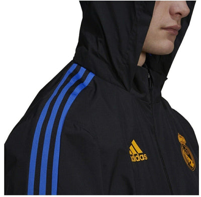 Adidas REAL AW JKT Black Jacket UkS****Ref V535