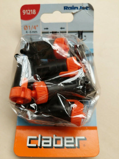 Claber Connector 91218 New Damaged Pack LB5