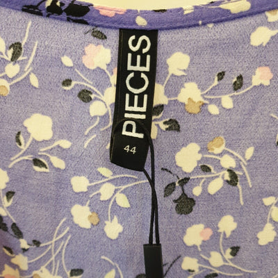 Pieces Purple Floral Dress Size 44****Ref V3
