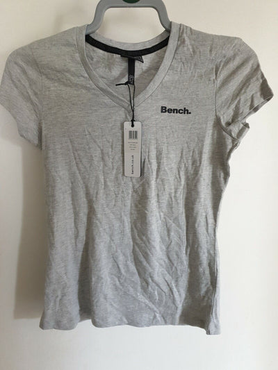 Bench Tshirt Grey Marl Ladies Size 8 Ref A20