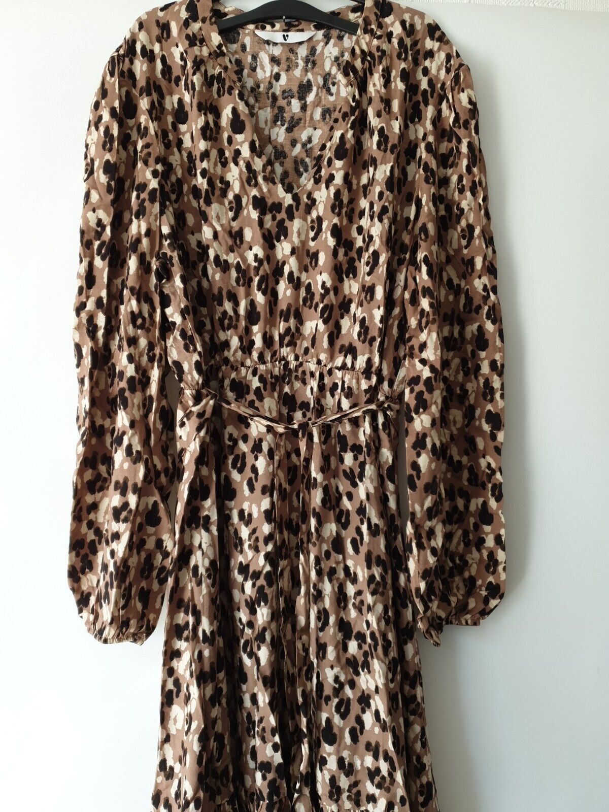 Womens Animal Printed Long Sleeve Dress UK 8 ****Ref V454