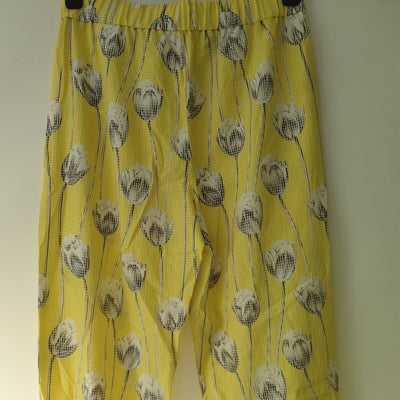 Kenzo Yellow Floral Print Jogpants Size 40****Ref V26