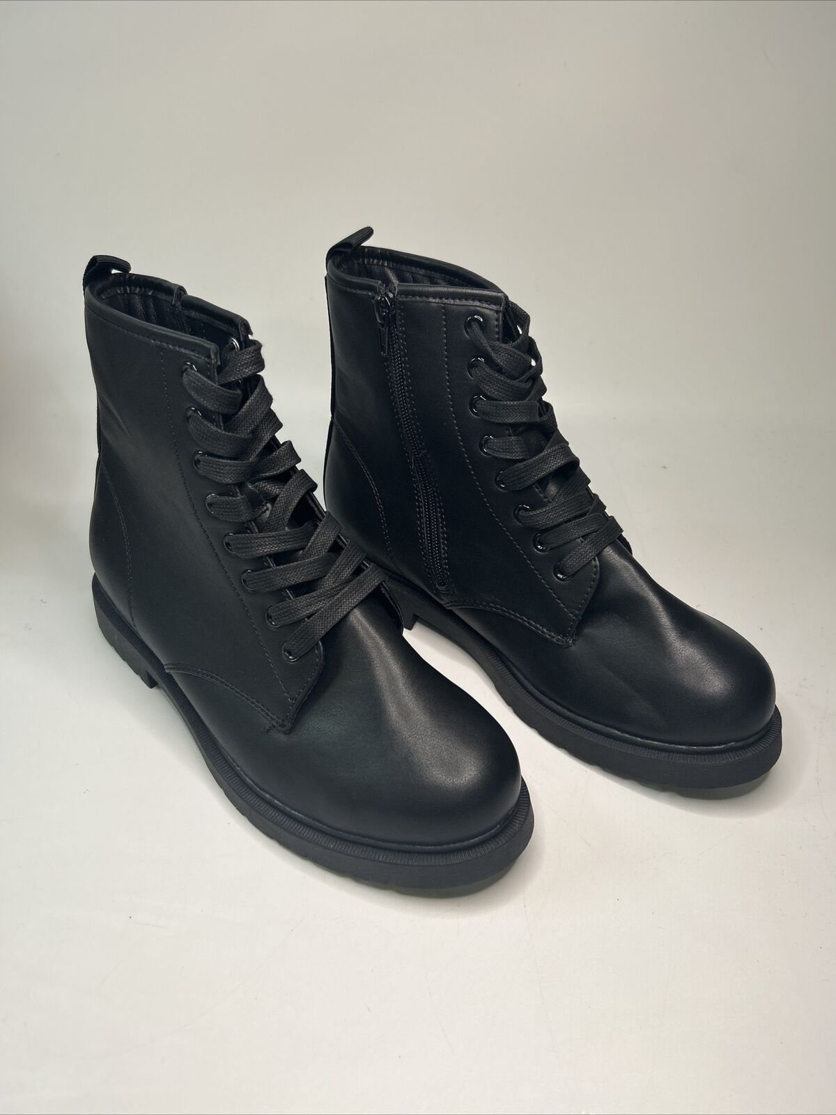 Limited Collection Chunky Lace Up Boots - Black. UK 6EEE