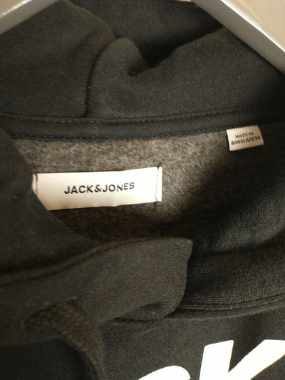 Jack & Jones Hoodie - Black.UK Medium **** Ref V35