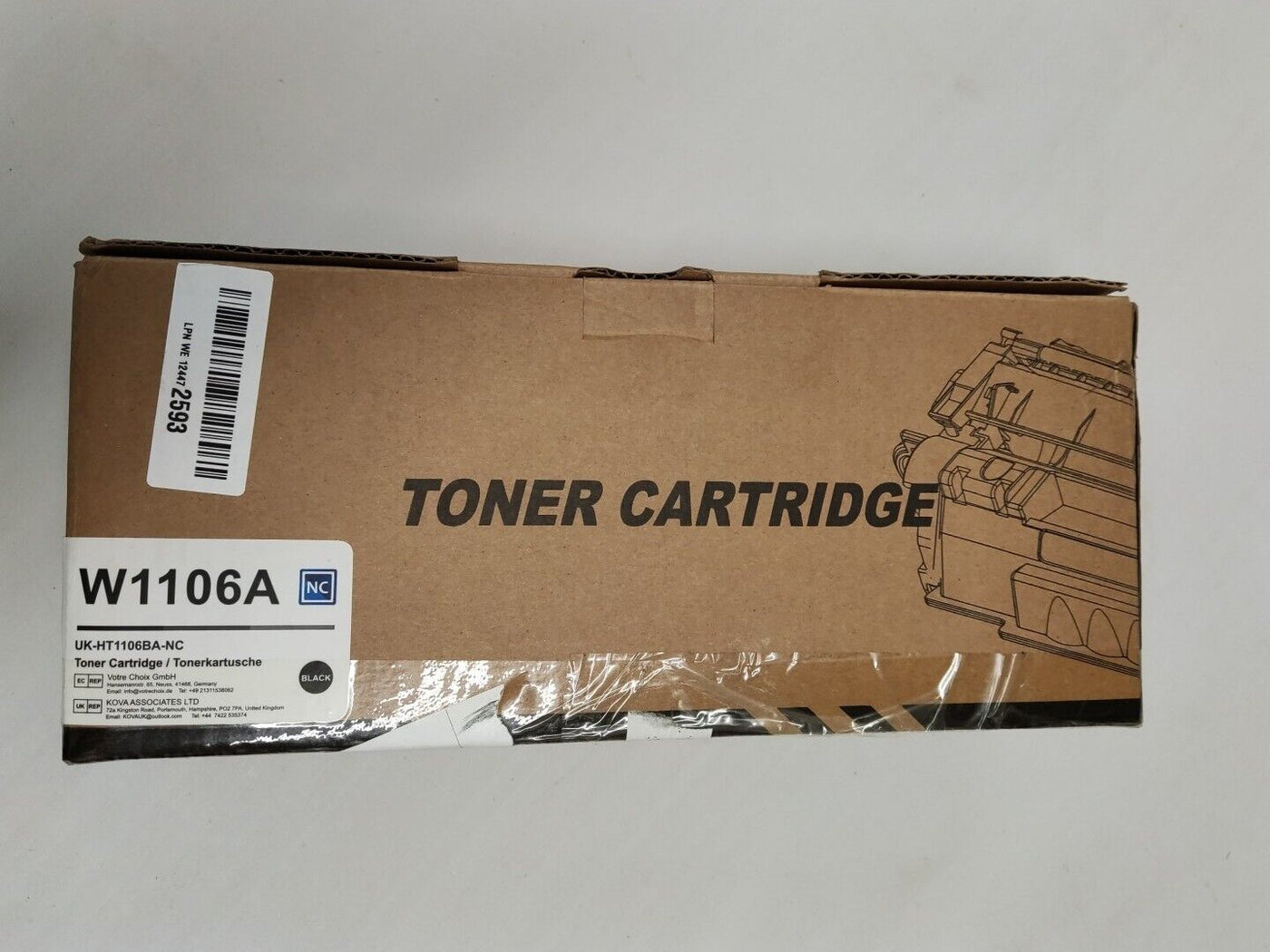 Compatible HP 106A Black Toner Cartridge - W1106A. Ref T1